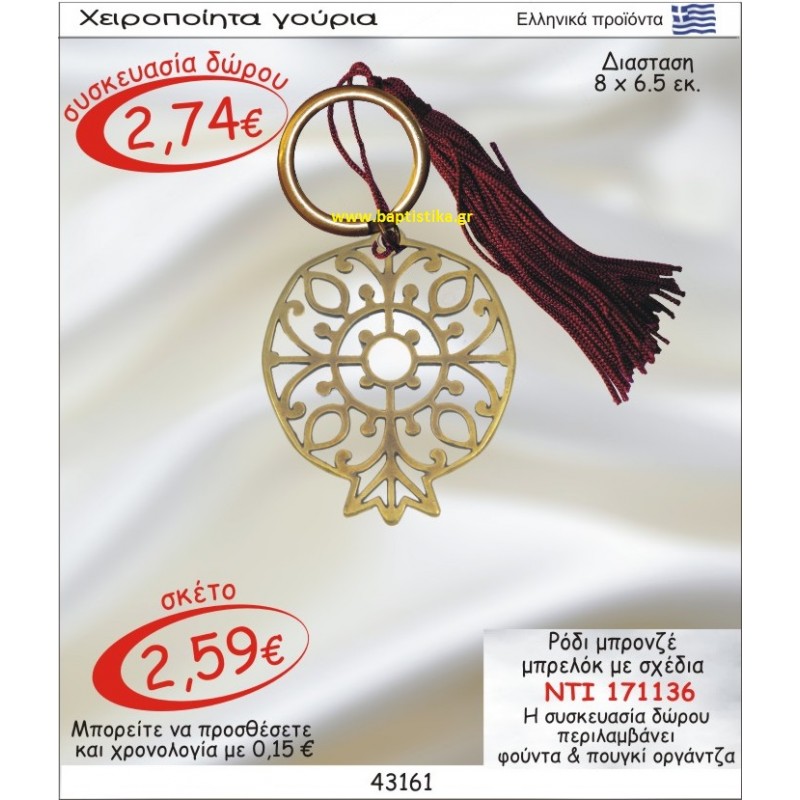 ΡΟΔΙ ΜΠΡΟΝΖΕ ΜΕ ΣΧΕΔΙΑ ΜΠΡΕΛΟΚ  γουρι ΝΤΙ 171136